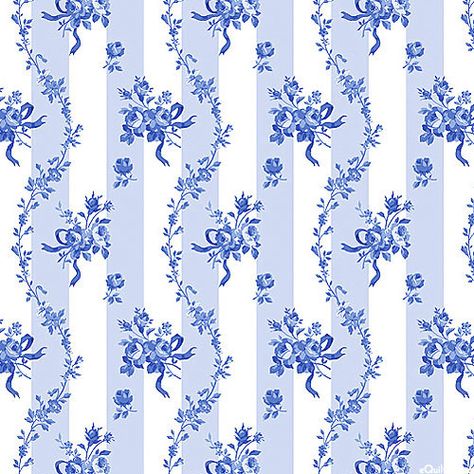 Porcelain Blue - Rose Garland Stripes - Baby Blue Porcelain Dress, Doll House Wallpaper, Rose Garland, Porcelain Blue, Flower Printable, Shabby Vintage, Decoupage Paper, I Wallpaper, Vintage Wallpaper