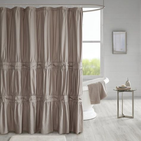 Farmhouse shower curtain rustic