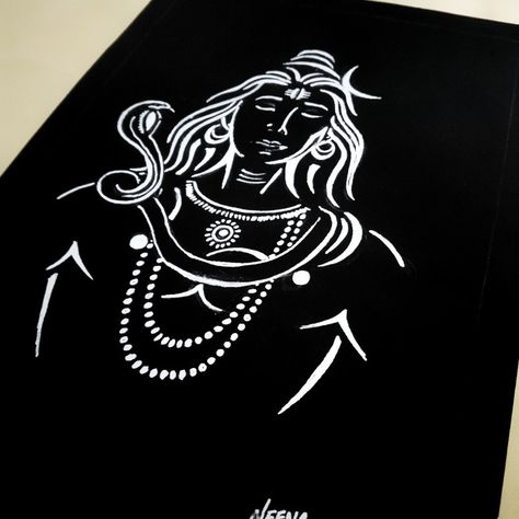 #painting #blacksheet #mahadev #shiv Shiv Ji Sketch, Mahadev, Painting, Easy Shiv ji Drawing, Easy Shiva Sketch, Easy Shiva Sketch Shiv Sketch, Shiv Ji Sketch, Shiv Drawing, Shiv Ji Drawing, Nature Art Drawings, Black Paper Drawing, Har Mahadev, White Pen, Har Har Mahadev