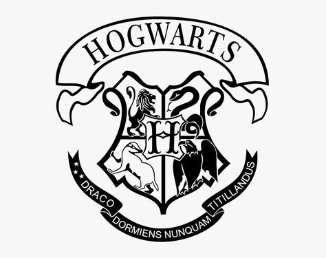 Logo Harry Potter, Hogwarts Svg, Hogwarts Silhouette, Hogwarts Logo, Harry Potter 3d, Harry Potter Crest, Harry Potter Svg, Harry Potter Logo, Festa Harry Potter