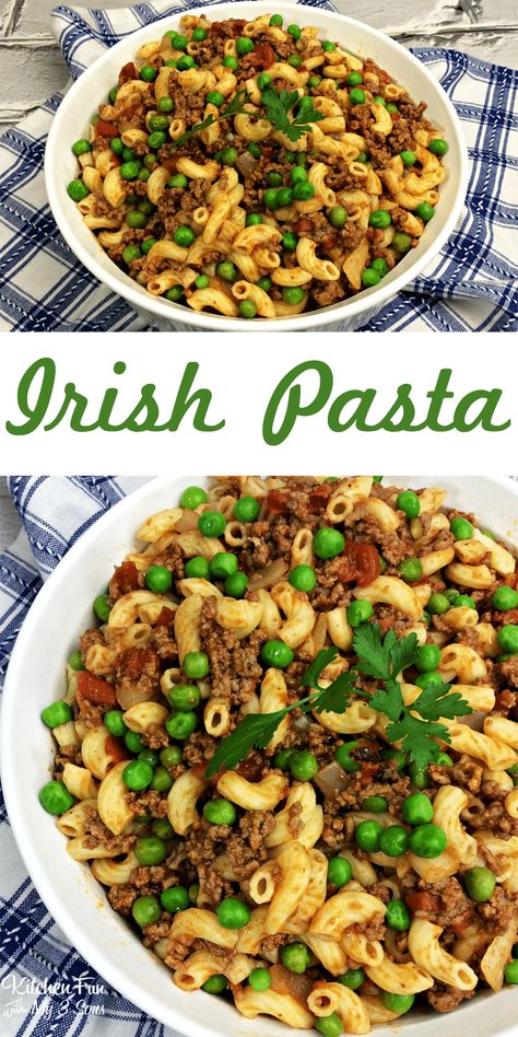 Irish Pasta, Irish Dinner Recipes, Great Pasta Recipes, Recipe With Beef, Irish Dinner, Irish Recipes Authentic, Irish Cooking, Great Dinner Recipes, Irish Recipes Traditional