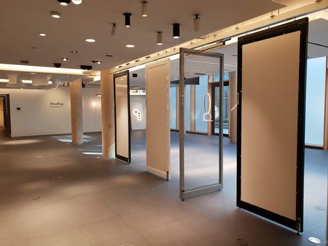 Working Walls » Style Moveable Partition Specialists - the moving wall company Moveable Partition Wall, Moveable Partition, Moving Wall, Moveable Wall, Movable Partition, Working Wall, Architectural Representation, Moving Walls, Collaborative Workspace