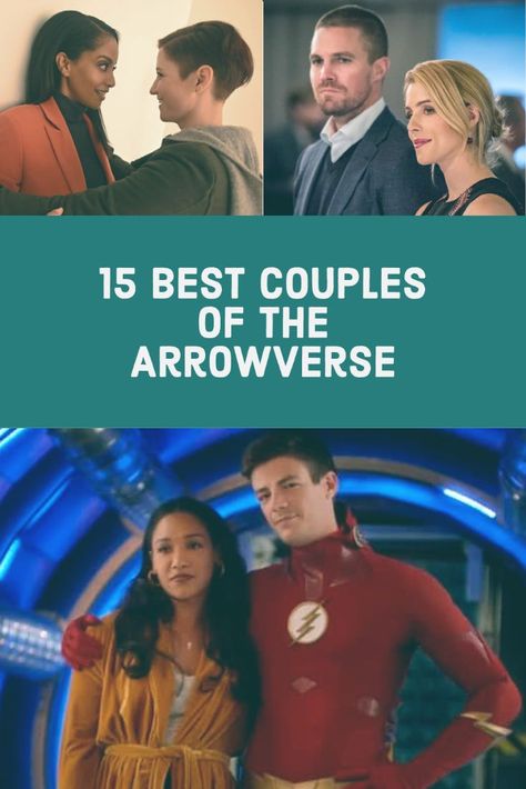 Alex and Kelly from Supergirl, Oliver and Felicity from Arrow, Barry and Iris from The Flash Brainy And Nia, Sara And Ava, Barry And Iris, Ray Palmer, Best Couples, Alex Danvers, Roy Harper, Thea Queen, Legends Of Tomorrow