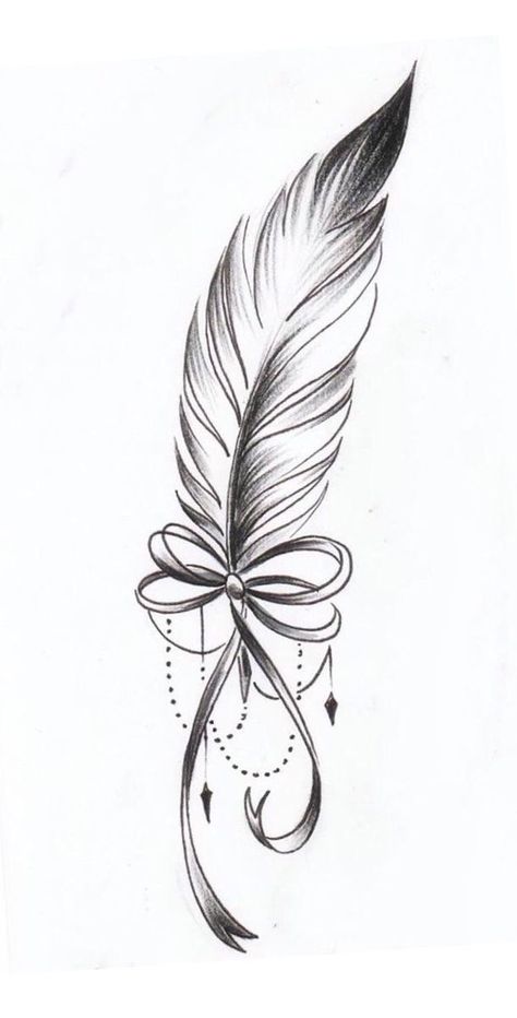 Scroll Tattoos For Women, Feather Butterfly Tattoo, Feather With Flowers Tattoo, Tattoo Indian Style, Simple Feather Tattoo, Feather Tattoo Ideas For Women, Plumas Tattoo, Plume Tattoo, Tattoo Plume