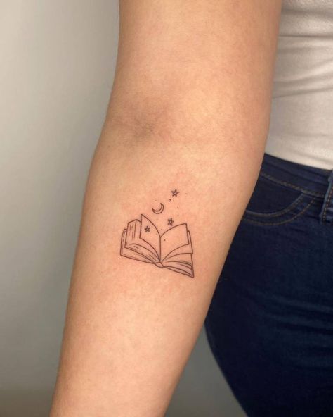 Open Book Tattoo, Reader Tattoo, Writer Tattoo, Book Lover Tattoo, Book Tattoos, International Tattoo, Meaningful Wrist Tattoos, Bookish Tattoos, Bestie Tattoo