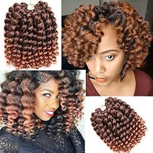 Jamaican Bounce Crochet Braids, Wand Curl Crochet Hair, Short Curly Crochet Hair, Jamaican Bounce Crochet, Jamaican Bounce, Curly Crochet Braids, Curly Braids, Hair For Black Women, Curly Crochet Hair Styles