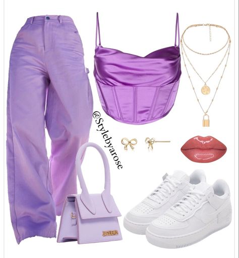 Shein Makeup, Cleanser Brush, Face Cleanser Brush, Jewellery Men, Look Legging, Purple Outfits, Shein Outfits, Trendy Outfits For Teens, Casual Day Outfits