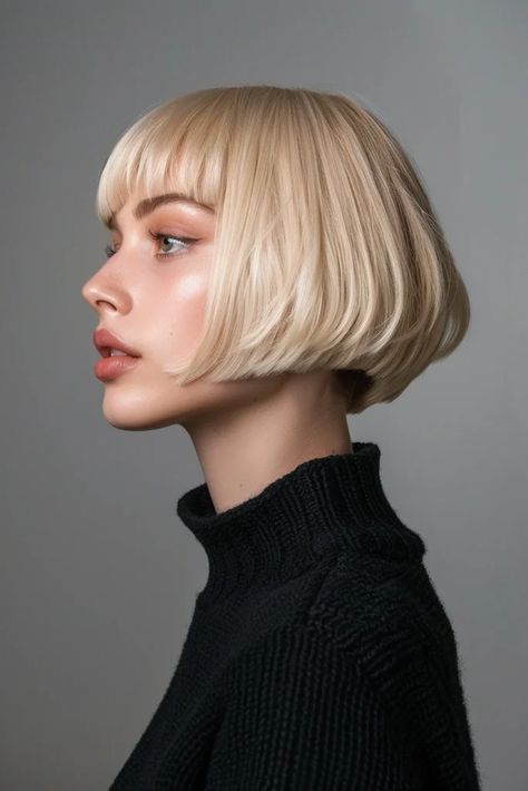 25 Trendy Ear Length Short Bob Hairstyles To Try In 2024 - Pinch Of Glam Ear Length Bob, Bob Blonde Hair, Box Bob, Silver Fox Hair, Shoulder Haircut, Bob Pixie Cut, Bob Blonde, Short Blonde Bobs, Short Wavy Bob