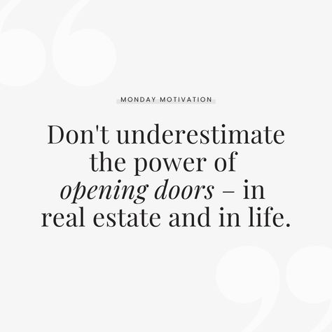 Don't underestimate the power of opening doors – in real estate and in life. Every door you open is a potential opportunity! So, keep pushing those doors wide open and embrace the potential behind each one.🚪 Brenda Ames, Broker Brenda Ames & Associates 832-643-1458 brenda@bamesrealty.com #realestate #housegoals #firsttimbuyer #realestateexpert Real Estate Introduction Post, Realtor Facebook Posts, Realtor Quotes, Real Estate Investing Quotes, Real Estate Content, Real Estate Slogans, Real Estate Fun, Real Estate Memes, Luxury Real Estate Agent