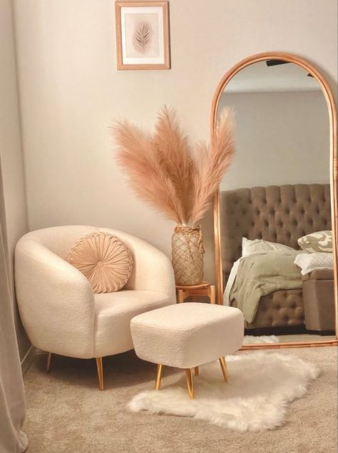 Corner Styling, Budget Sofa, Dressing Table Design, Bedroom Corner, Classy Decor, Tiny House Decor, Space Saving Furniture, Minimalist Living, Bedroom Aesthetic