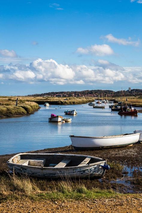 Blakeney Norfolk, Boats Painting, Norfolk Beach, Norfolk Uk, North Norfolk, Boat Paint, Coastal Village, Norfolk Broads, Visit Uk