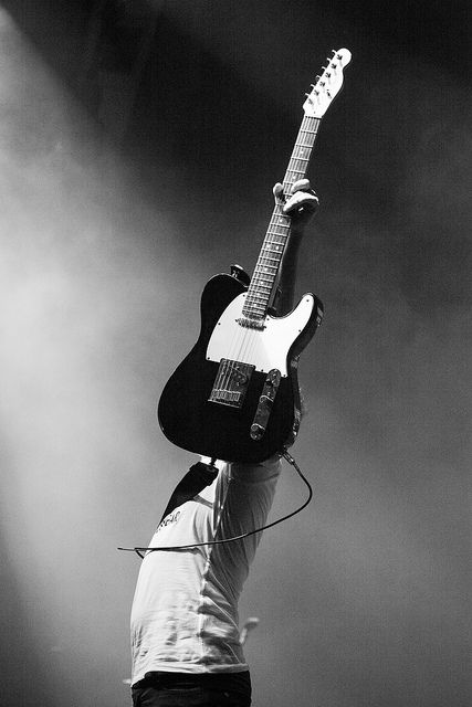 All sizes | Guitar Player | Flickr - Photo Sharing! Guitar Player, Electric Guitar, A Man, Guitar, Black And White, Music, White, Black