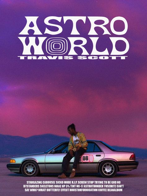 Astroworld Poster, Travis Scott Music, Swag Poster, Travis Scott Album, Album Wallpaper, Y2k Posters, Hip Hop Poster, Music Poster Ideas, Music Poster Design