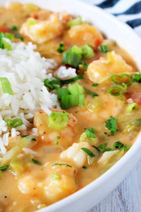 Etouffee Recipe Easy, Cajun Shrimp Recipe, Etouffee Recipe, Shrimp Etouffee, Shrimp Rice, Shrimp And Rice, Shrimp Recipes For Dinner, Creole Recipes, Cajun Shrimp