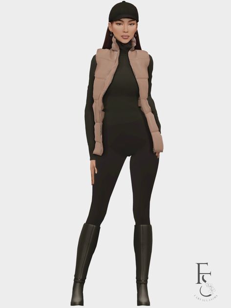 f a r f a l l a ♡ Dark Academia Lookbook, Styling Sweatpants, Sims Maxis Match Cc, Ranch Outfits, Sims Maxis Match, Aesthetic Lookbook, Sims Lookbook, Sims Outfits, Stockings And Boots