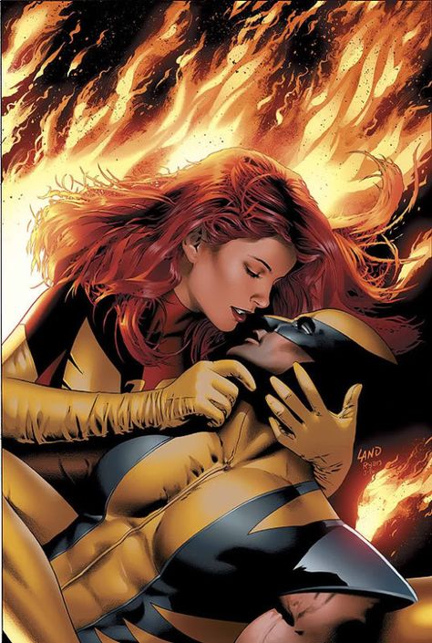 Phoenix & Wolverine by Greg Land Wolverine And Jean Grey, Wolverine And Jean, Jean Gray, Comics Anime, Univers Marvel, Wolverine Marvel, Dark Phoenix, Bd Comics, Marvel Vs Dc