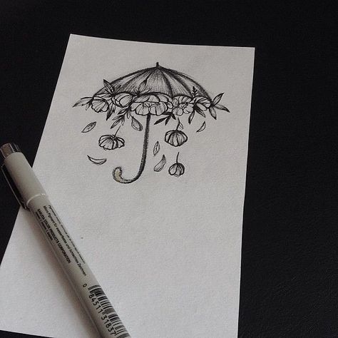 Red Bird Tattoo, Rain Sketch, Pretty Cross Tattoo, Nefertiti Tattoo, Black Sleeve Tattoo, Umbrella Tattoo, Bumble Bee Tattoo, Mayan Tattoos, Bicycle Tattoo