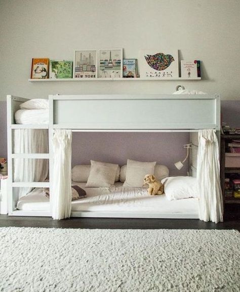 How To Upgrade Your IKEA Kura Bed - THE LONDON MOTHER Ikea Loft Bed Hack, Kura Bed Hack, Ikea Bunk Bed, Ikea Loft Bed, Bed Ikea, Ikea Kids Room, Ikea Kura Bed, Kura Bed, Ikea Kura