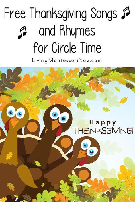 Thanksgiving Songs For Preschoolers, Thanksgiving Songs For Kids, Thankful Songs, Preschool Turkey, Prek Thanksgiving, Homeschool Thanksgiving, Rhyming Preschool, Thanksgiving Music, Thanksgiving Poems