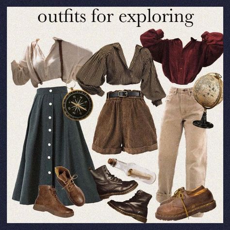 Outfits For Exploring, Exploring Outfit, Dark Academia Outfits, Academia Outfits, Mode Hippie, Academia Style, Academia Fashion, Instagram Outfits, Moda Vintage