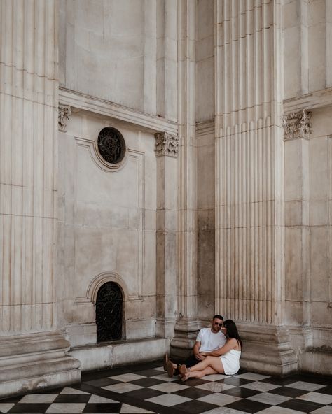 Editorial London Engagement photoshoot at St Pauls Cathedral  #stpaulscathedral #londonengagement  #surpriseproposal #londonproposal #londonphotography Cathedral Photoshoot, Beautiful Best Friend, London Couple, London Engagement, St. Paul’s Cathedral, Capture The Moment, St Pauls Cathedral, The Proposal, Got Engaged