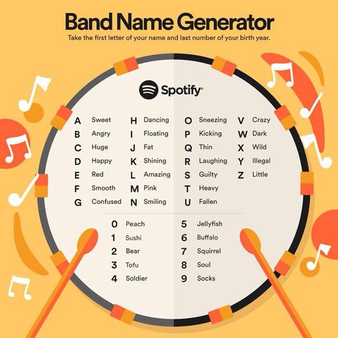 Band name generator Band Name Generator, Group Name, Crazy B, Name Generator, Birth Year, Fun At Work, Facebook Group, Cool Bands, Band