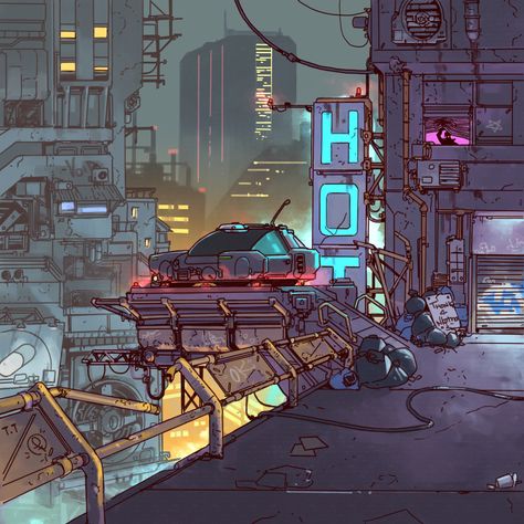 ArtStation - City of endless night, Fernando Correa Scifi City, Sci Fi Building, Sci Fi City, Endless Night, Sci Fi Environment, Human Settlement, New Retro Wave, Cyberpunk Aesthetic, Cyberpunk City