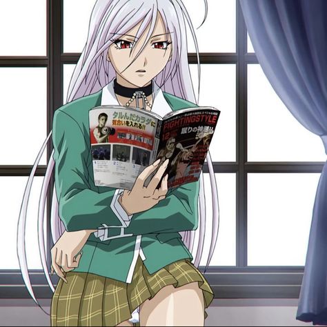 Vampire School Uniform, Rosario Plus Vampire, Inner Moka, Rosario Vampire Moka, Vampire School, Rosario Vampire Anime, Vampire Series, Rosario Vampire, Vampire Girls