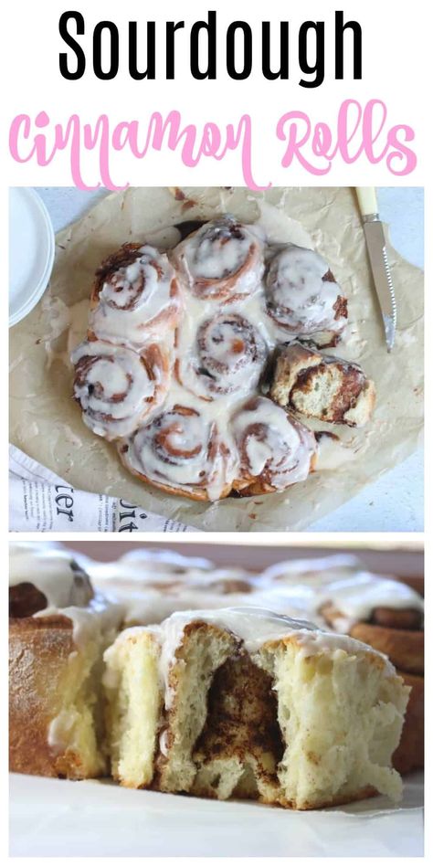 Sour Dough Cinammon Rolls, Sourdough Cinnamon Rolls Overnight, Best Cinnamon Buns, Dough Starter Recipe, Recipe Using Sourdough Starter, Cinnamon Bun Recipe, Sourdough Cinnamon Rolls, Discard Recipe, Fluffy Cinnamon Rolls