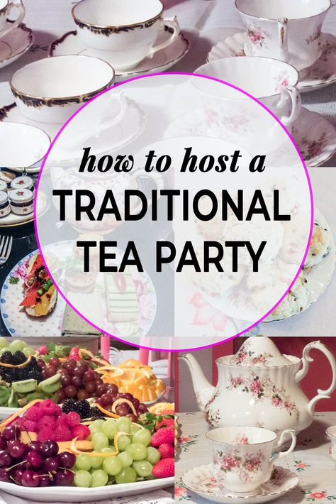 How To Host A Traditional Tea Party - Entertaining Diva Traditional Tea Party, Host A Tea Party, Scones And Clotted Cream, Tea Party Sandwiches, Tea Party Ideas, Scone Recipes, Croissant Sandwich, Making Iced Tea, English Tea Party