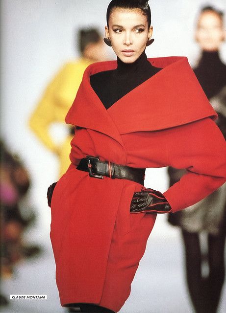 Claude Montana Pret-a-Porter A/W 1987-88 | barbiescanner | Flickr 1980s Fashion Runway, Claude Montana Runway, Claude Montana 80s, 1987 Fashion, Claude Montana, Vintage Fashion 70s, Race Day Fashion, Fashion 70s, Fashion 80s