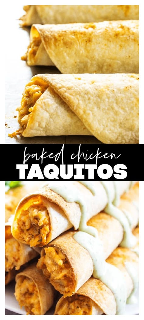 Baked Taco Ranch Taquitos Easy Latin Recipes, Cheesy Taquitos, Recipe With Tortillas, Chicken Taquitos Baked, Taquitos Chicken, Chicken Taquitos Recipe, 6 Sisters, Baked Taquitos, Taquitos Recipe