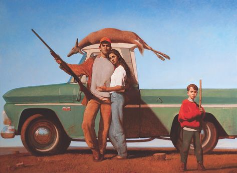 Bo Bartlett’s Realist Paintings Make America Seem More Southern – ARTnews.com Claudio Bravo, American Realism, Realism Artists, American Gallery, Southern Art, Figurative Kunst, Bo Bartlett, History Painting, Contemporary Portrait