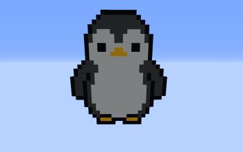 Penguin Minecraft Build, Minecraft Penguin Statue, Minecraft Penguin, Penguin Pixel Art, Pixel Penguin, Charlie Boy, Drawing Tut, Minecraft Statues, Mc Skins