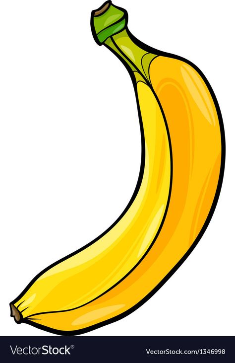 Banana Image, Banana Png, Banana Vector, Cartoon Objects, Banana Illustration, Banana Cartoon, Fruits And Vegetables Pictures, Cartoon Banana, Fruit Banana