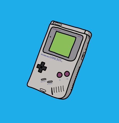 Nintendo Game Boy Nintendo Switch Tattoo, Nintendo Switch Drawing, Gameboy Drawing, Gameboy Tattoo, Diy Nintendo, Nintendo Logo, Game Tattoo, Nintendo Classic, Nintendo Characters