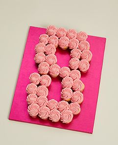 Number 8 Pull Apart Cupcake Cake, Number 8 Cupcake Cake Pull Apart, Cupcake 8 Shape, Number 8 Pull Apart Cupcakes, 80 Cupcake Cake Number, Cupcakes Number Shape, Number 8 Cupcake Cake, Cupcake Number Cake, Cupcakes Number