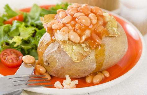 Healthy cooking made easy - Heart Matters Magazine Jacket Potato Fillings, High Fiber Meal Plan, Beans Recipes, Jacket Potato, Fiber Diet, High Fiber Diet, High Fiber Foods, Baked Beans, Healthy Baking