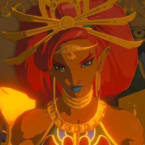 Legend of Zelda pfp totk botw Tears of kingdom breath of the wild Urbosa Botw Urbosa, Lady Urbosa, Zelda Diy, Shigeru Miyamoto, Zelda Botw, Zelda Breath Of The Wild, Zelda Art, Legend Of Zelda Breath, Zelda Breath