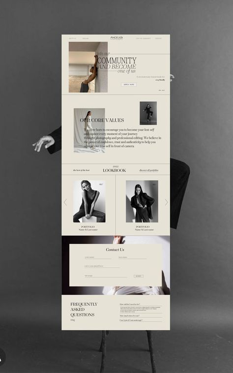 Simple and Minimalistic web design inspo for a modeling  agency Agency Web Design, Agency Website Design, Modeling Agency, Agency Website, Women Encouragement, Model Agency, Feel Confident, Design Inspo, Website Design