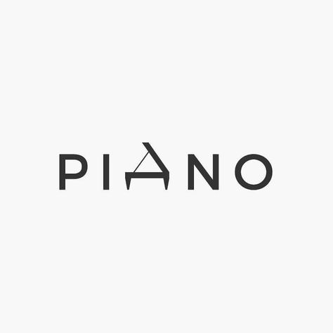 Musical Logo, Logo Design Agency, Inspiration Logo Design, Piano Studio, Perspective Drawing Lessons, Wordmark Logo, Minimalist Business Logo, Logo Design Process, Online Logo Design