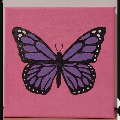 Beautiful 🌈🌧🌞 Acrylic painting ideas 💜 #reels #foryou #beautiful #asthetic🦋 #beautifulpainting🌷🏵🖌 #beautifulpaintingideas #unique #thecreativecorner128 #acrylicpainting Easy Painting Butterfly, Purple Mood Board Painting, Simple Butterfly Painting, Purple Butterfly Painting, Pink And Purple Painting, Asthetic Paintings Easy, Easy Butterfly Painting, Butterfly Painting Easy, Paint Butterfly