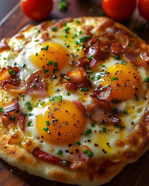 Sunrise Delight Breakfast Pizza English Breakfast Ideas, 50s Diner Aesthetic, English Muffin Breakfast Pizza, Breakfast Steak, Coffee Shop Food, English Muffin Breakfast, Muffin Breakfast, Ray Peat, Chicken And Mushroom Pie