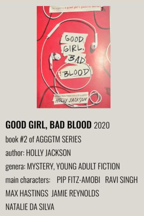 Jamie Reynolds Agggtm, Polaroid Photos, Bad Blood, Mystery Novels, Book Posters, Aesthetic Room Decor, Favorite Books, Cool Girl, Reading