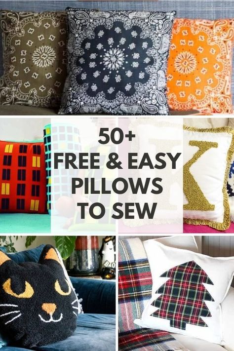 Learn how to sew a pillow with our DIY pillow cover tutorials. You really can make your own pillows to easily spruce up the cozy places in your home. Sewing Pillows Decorative, Sewing Pillows Ideas, Sew A Pillow, Throw Pillow Covers Diy, Pillow Covers Tutorial, Homemade Pillows, Make Your Own Pillow, Throw Pillow Diy, Diy Throw Pillows