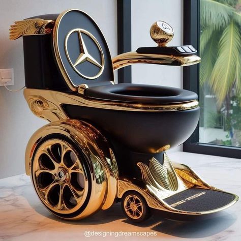 Crazy Bathrooms, Cool Toilets, Weird Furniture, Tiny House Furniture, Wc Design, Unusual Furniture, Fantasy Furniture, New Luxury Cars, Furniture Details Design