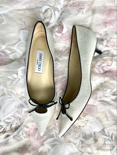 Jimmy Choo Bow, Miu Miu Heels, Black Footwear, Pretty Heels, Shoes Heels Classy, Jimmy Choo Heels, Vintage Heels, Heels Classy, Shoe Inspo