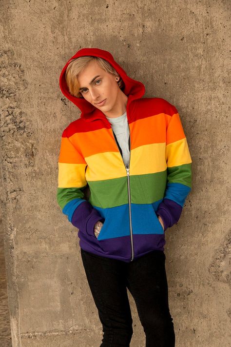 Lgbtq Merch, Genderfluid Aesthetic, Pride Clothing, Pride Festival, Pride Wear, Gay Outfit, Gay Pride Flag, Lgbt Rights, Pride Outfit