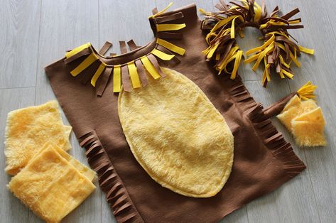 Ice Cream Costume Kids, October Crafts For Kids, Circus Family Costume, Lion Costume Diy, Family Costumes Diy, Costume Lion, Lion King Costume, Baby Kostüm, Book Day Costumes