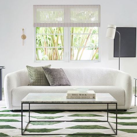 Sectional Sofa All Living Room | West Elm West Elm Living Room, West Elm Sofa, Spring Bedroom, Bathroom Solutions, Art Deco Home, Furniture Trends, Types Of Sofas, Contemporary Sofa, Outdoor Dining Furniture